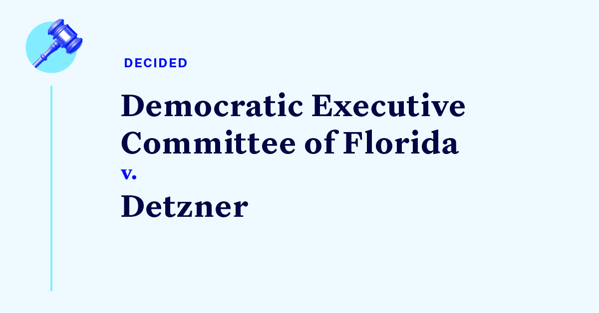 Court Cases - Florida Signature Mismatch Cure - Democracy Docket