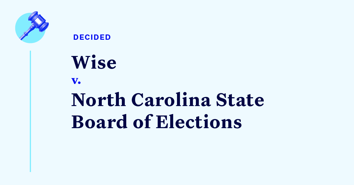 Court Cases North Carolina Four Pillars Intervention (RNC