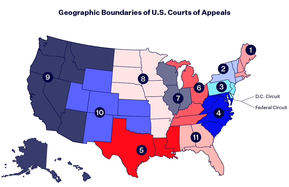 Breaking Up 9 Circuit Court Of Appeals Map 