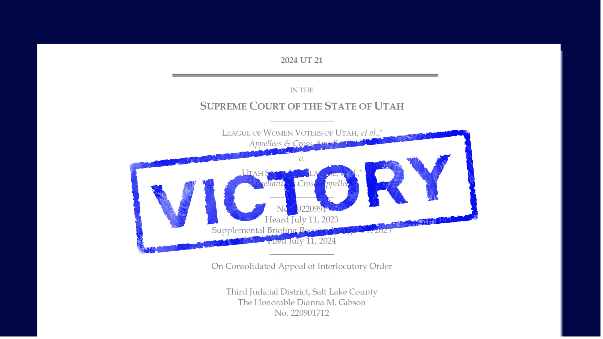Court Cases Utah Congressional Redistricting Challenge Democracy Docket