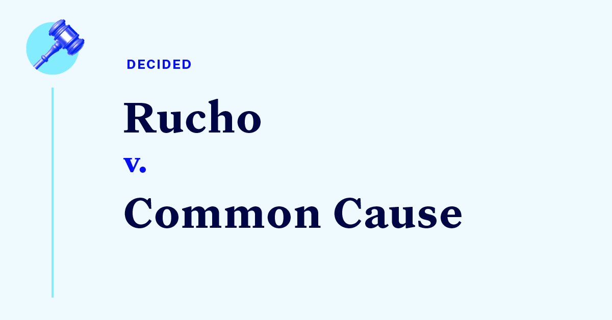 Rucho v common cause sales dissent