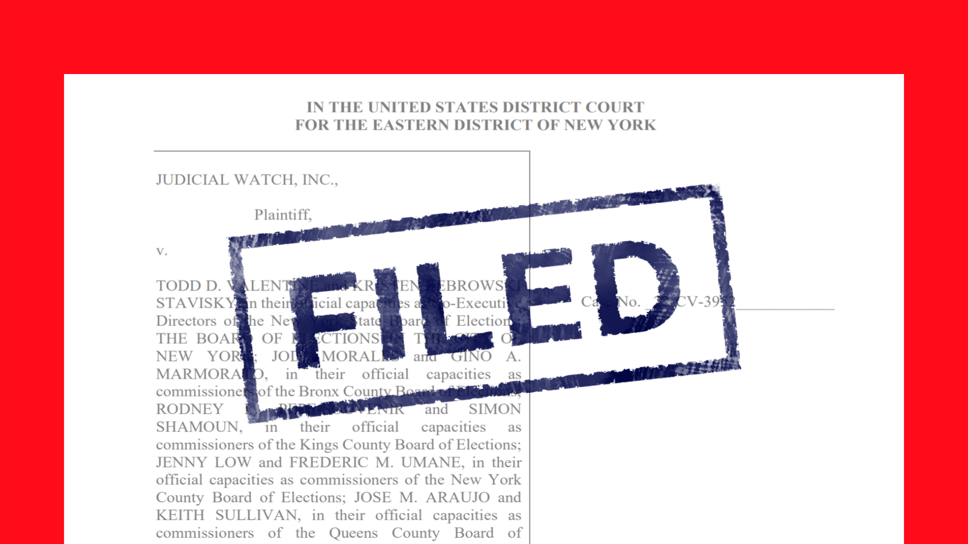 Court Cases New York Voter Purge Democracy Docket