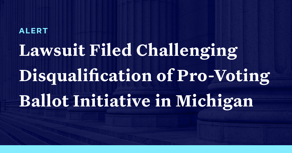 Lawsuit Filed Challenging Disqualification of ProVoting Initiative