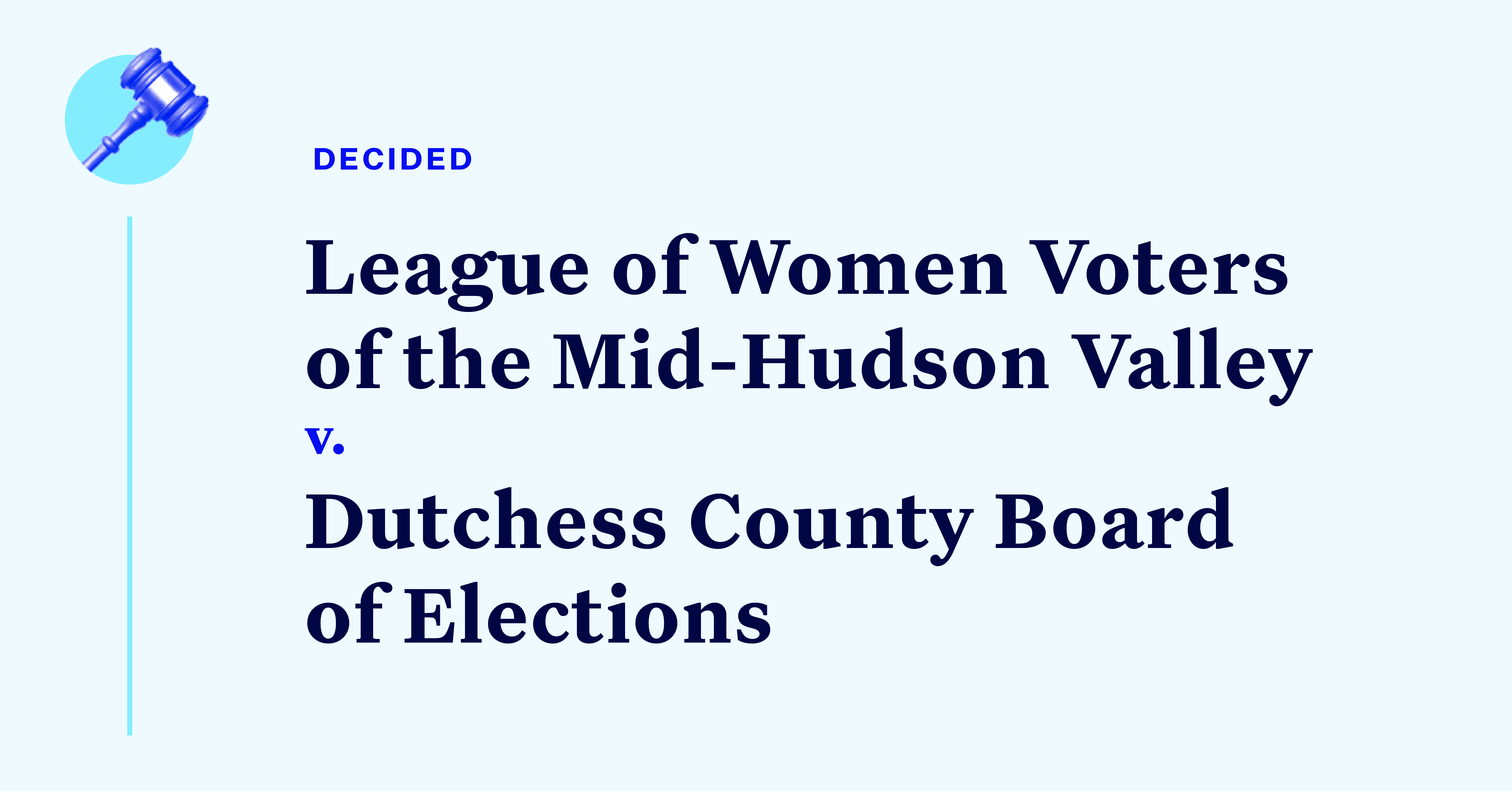 Court Cases New York Vassar College Polling Location Challenge 