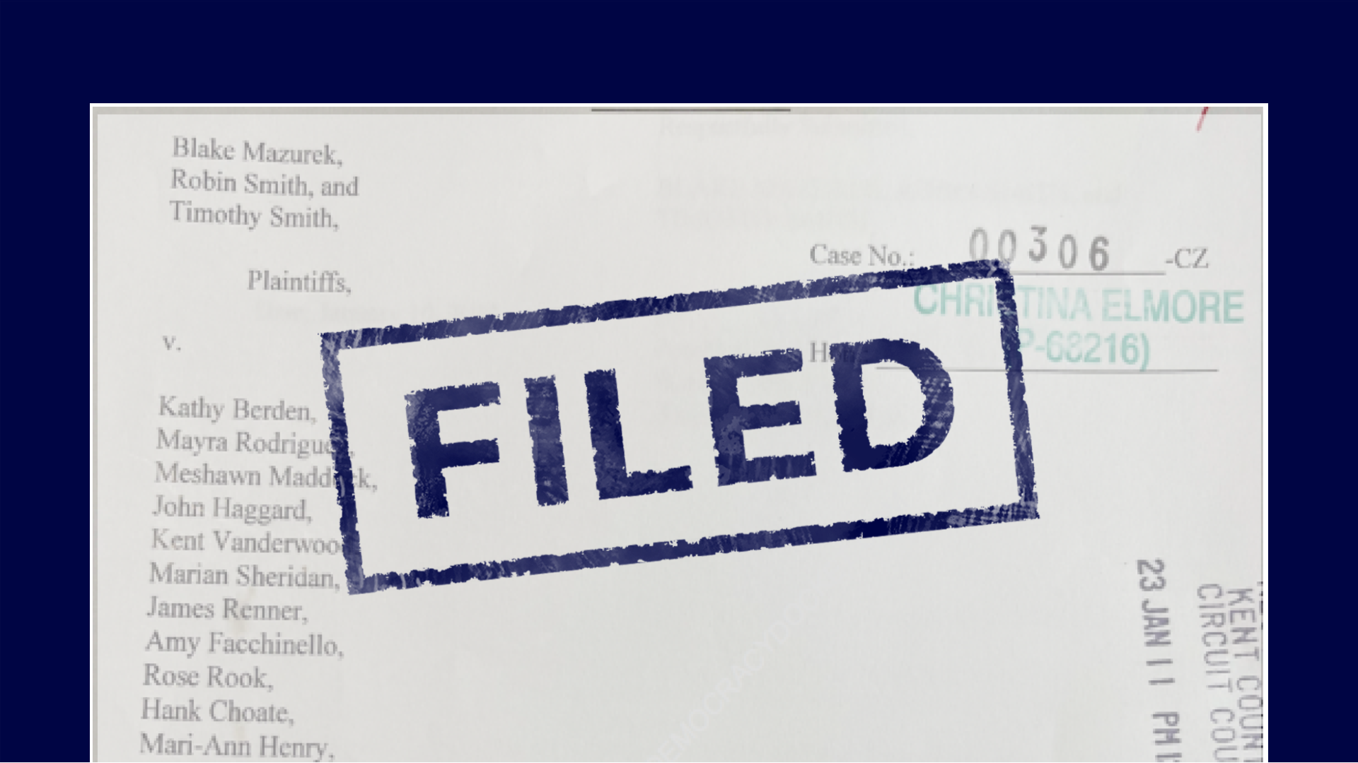 Court Cases Michigan 2020 Fraudulent Electors Challenge Democracy