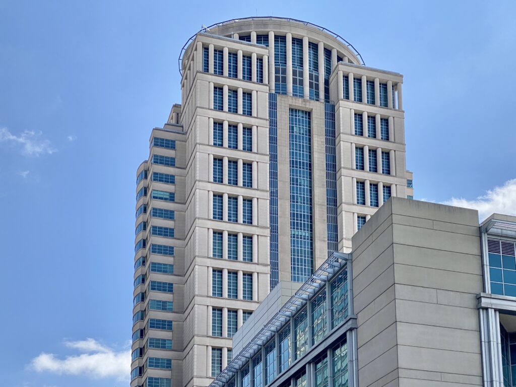 Thomas F. Eagleton United States Courthouse in St. Louis, MO, the main office building for the 8th U.S. Circuit Court of Appeals (photo by Warren LeMay via Flickr.)

