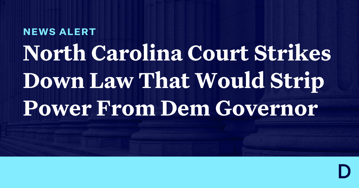 North Carolina Court Strikes Down New Election Law That Would Strip