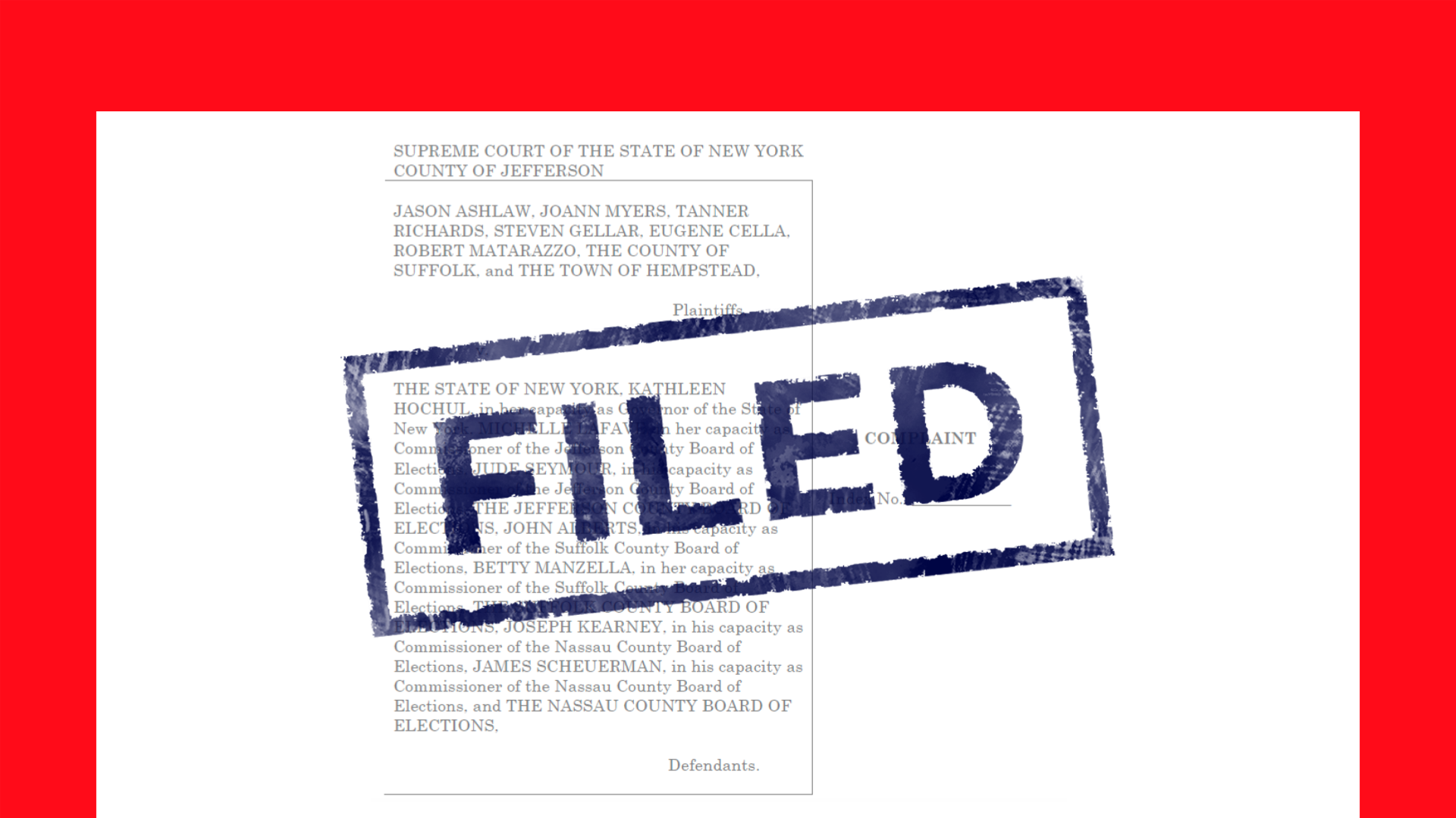 Court Cases New York Suffolk County Even Year Election Law Challenge