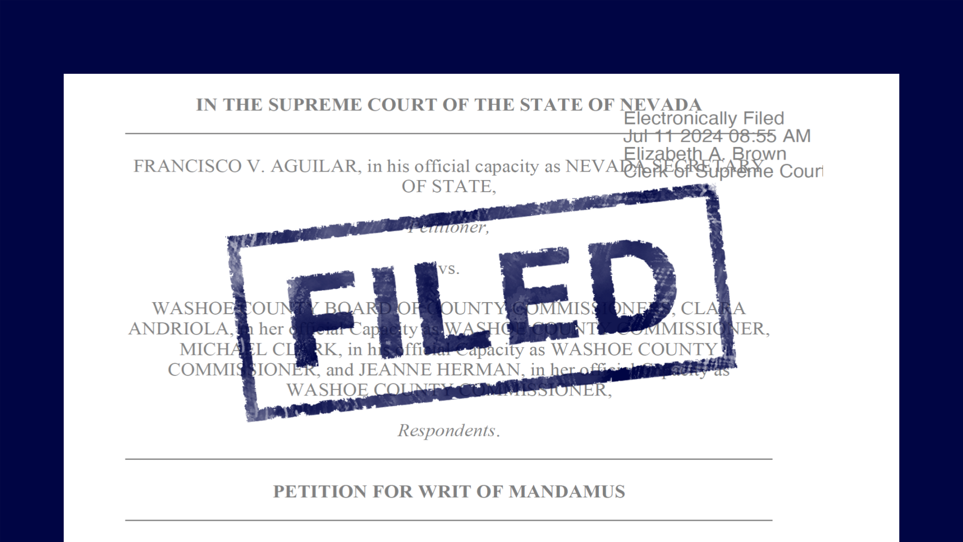 Court Cases Nevada Washoe County Certification Challenge Democracy Court Cases Nevada Washoe County Certification Challenge Democracy