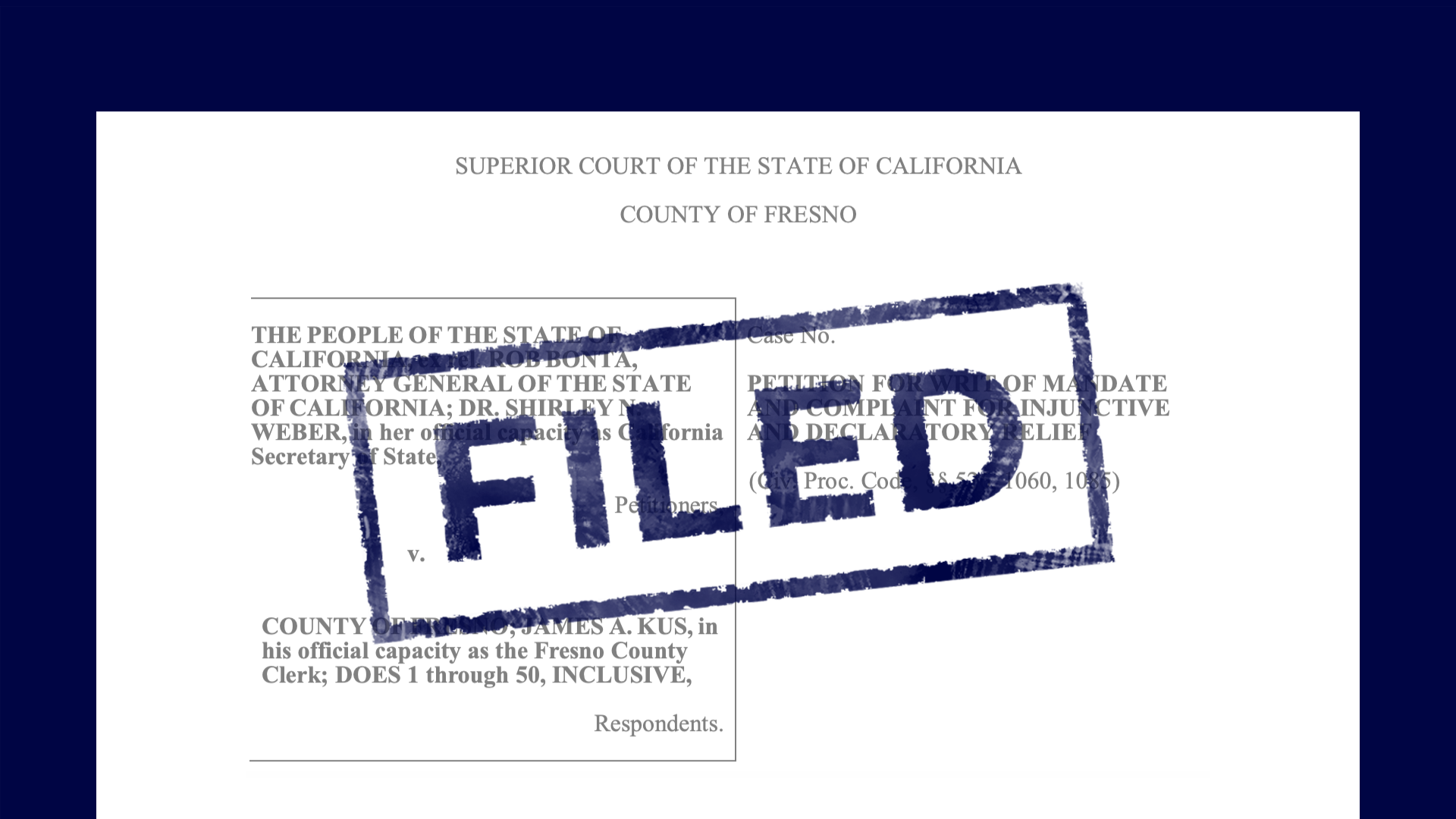 Court Cases California Fresno County District Attorney and Sheriff