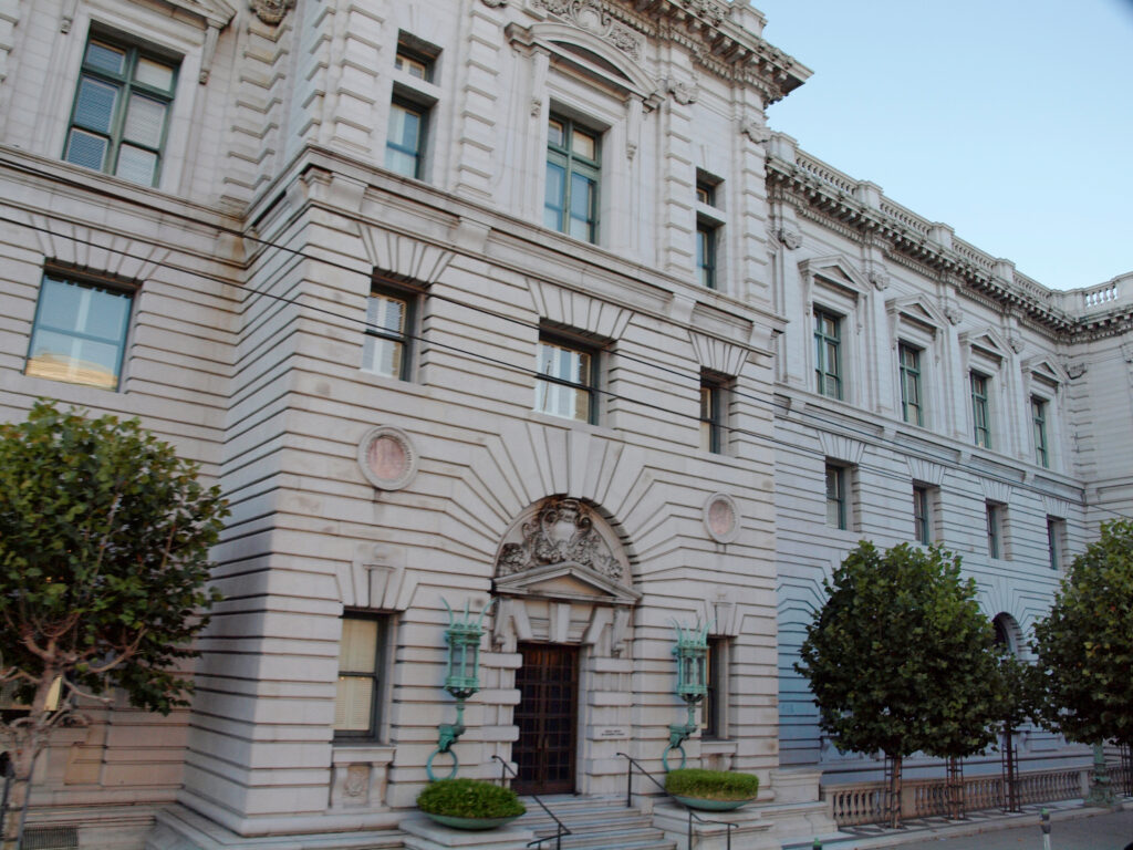 Entrance to United States Court of Appeals, Ninth Circuit . Headquartered in San Francisco, California, the Ninth Circuit is by far the largest of the thirteen courts of appeals.