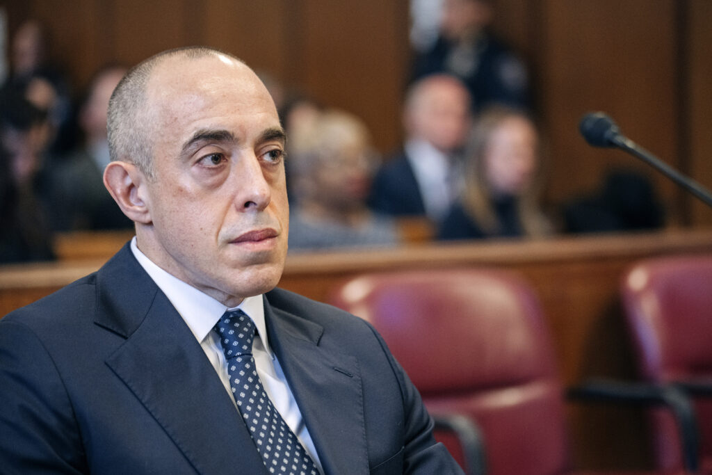 Emil Bove in a New York court.