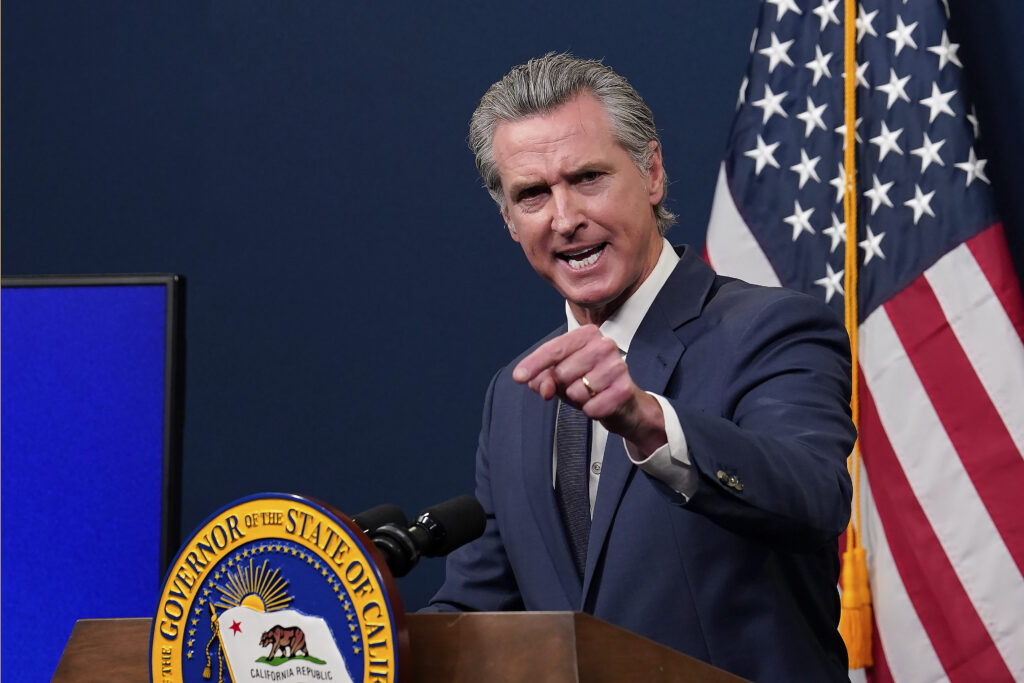 Calif. Gov. Gavin Newsom.