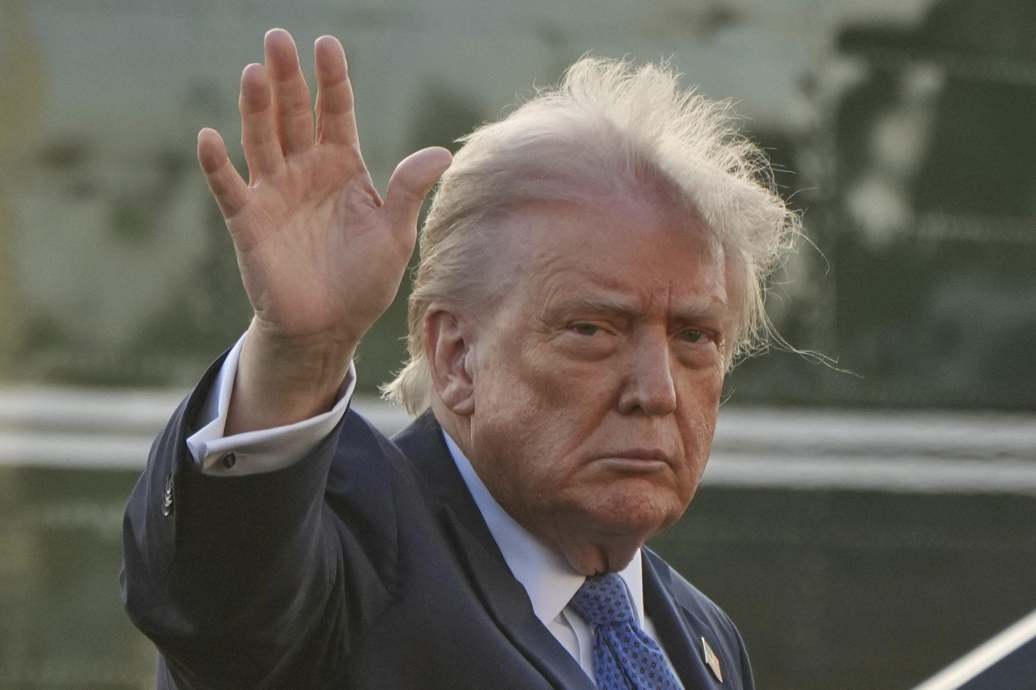 Trump looking rough