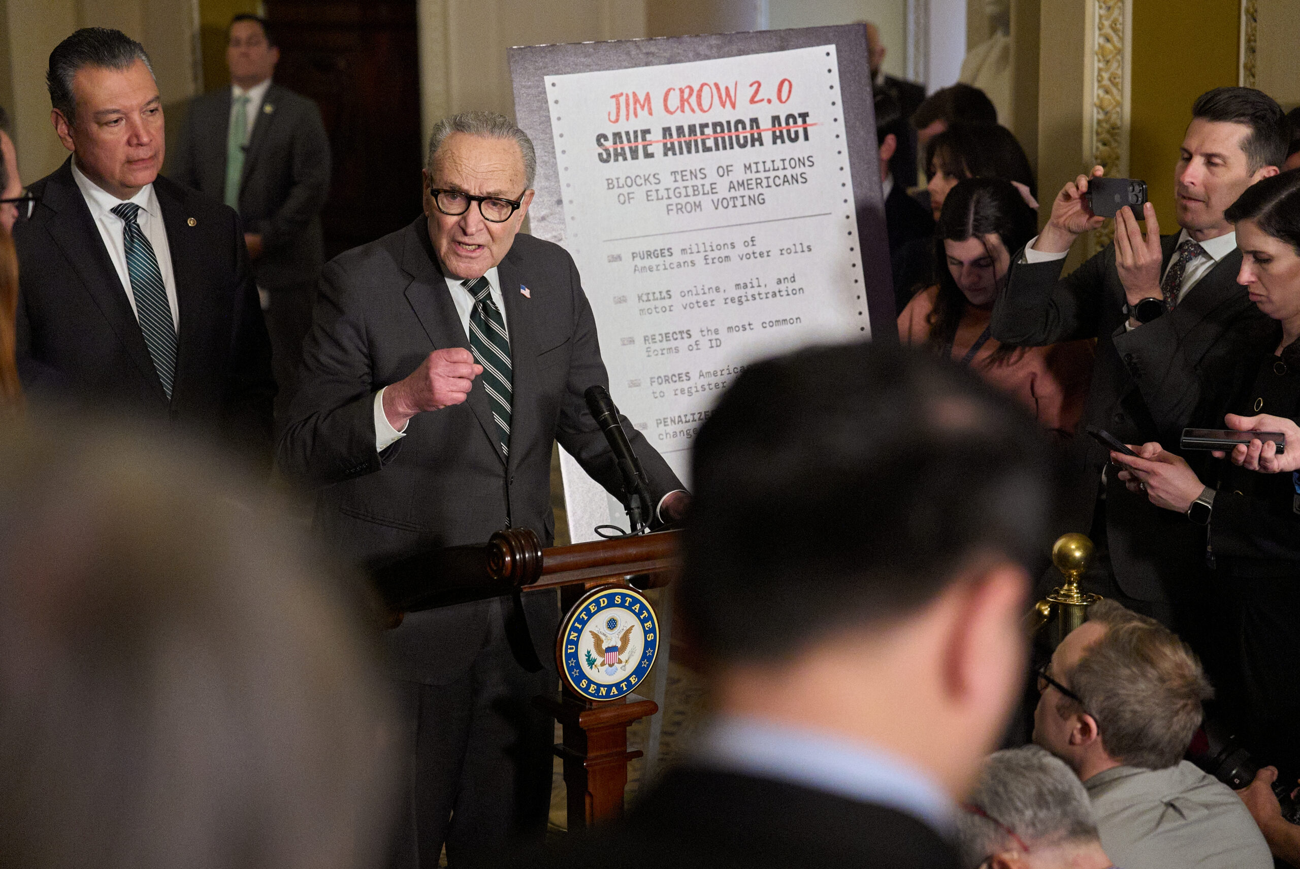 ‘See you in court. You will lose’: Democrats, voting rights advocates blast Trump's ‘unconstitutional’ mail voting order