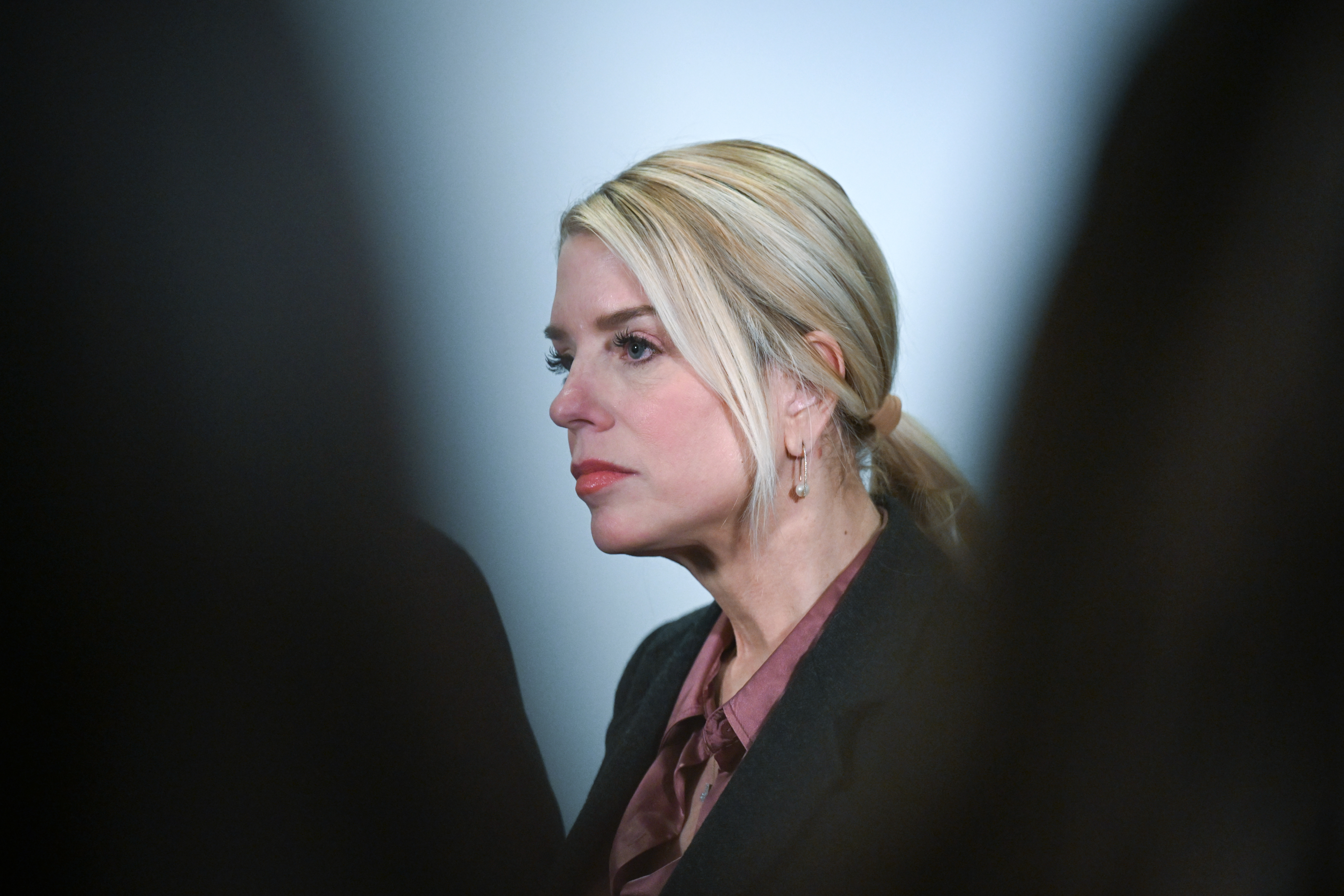U.S. Attorney General Pam Bondi at the U.S. Capitol on March 18, 2026, in Washington, D.C.