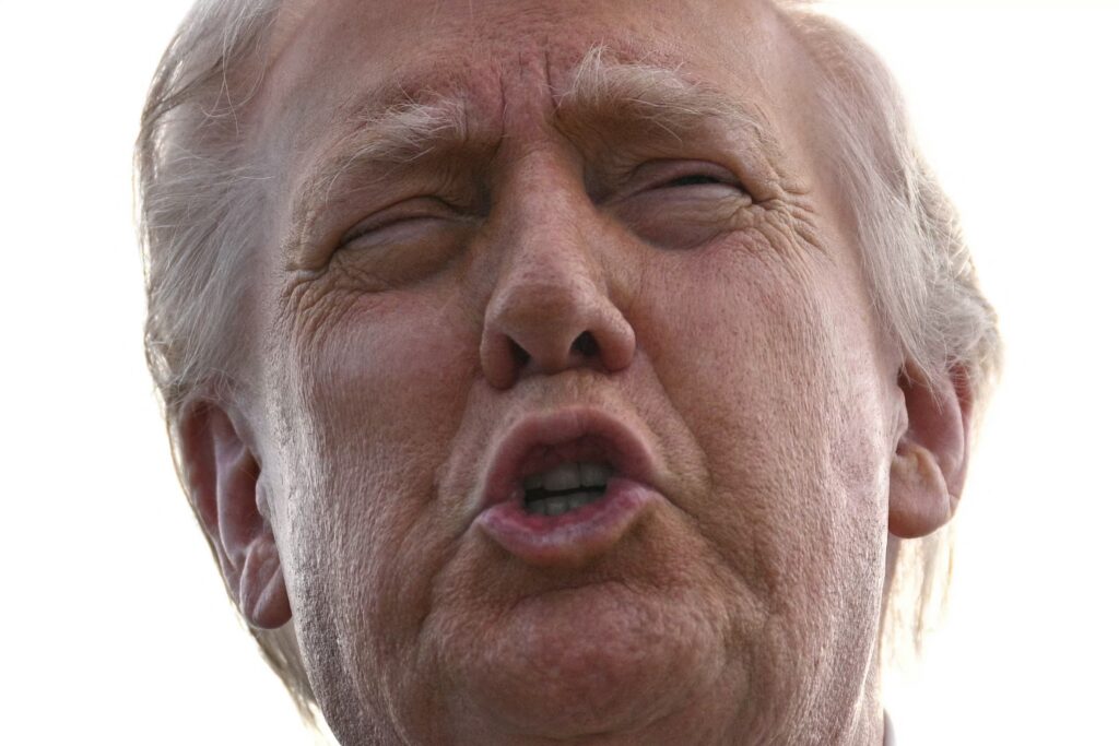 President Donald Trump speaking in West Palm Beach, Florida, on May 2, 2026. (Photo: Jim Watson/AFP via Getty Images)