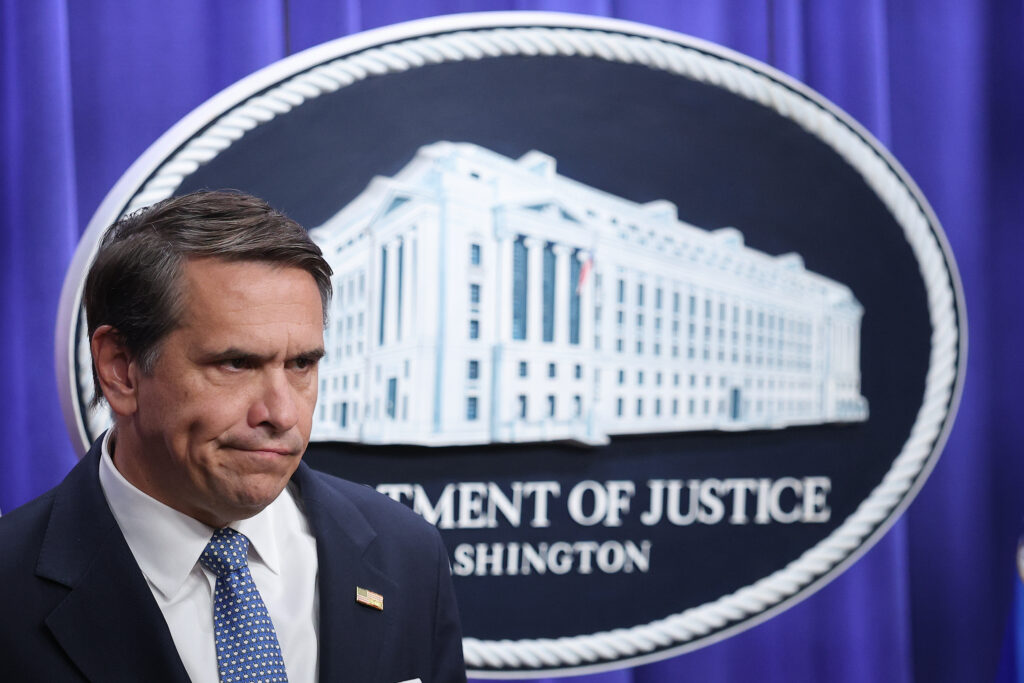 Acting U.S. Attorney General Todd Blanche during a press conference at the Department of Justice on June 11, 2026, in Washingon, D.C. (Photo: Win McNamee/Getty Images)