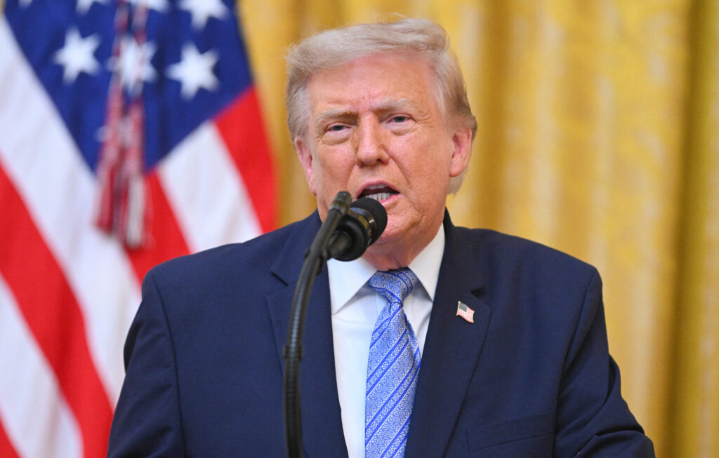 U.S. President Trump addresses the nation from the White House in Washington, D.C. on July 16, 2026. (Photo: Saul Loeb/AFP via Getty Images)