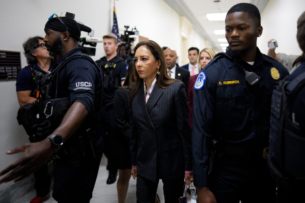 Assistant Attorney General for Civil Rights Harmeet Dhillon on Capitol Hill on May 29, 2026 in Washington, D.C. (Photo: Andrew Harnik/Getty Images)