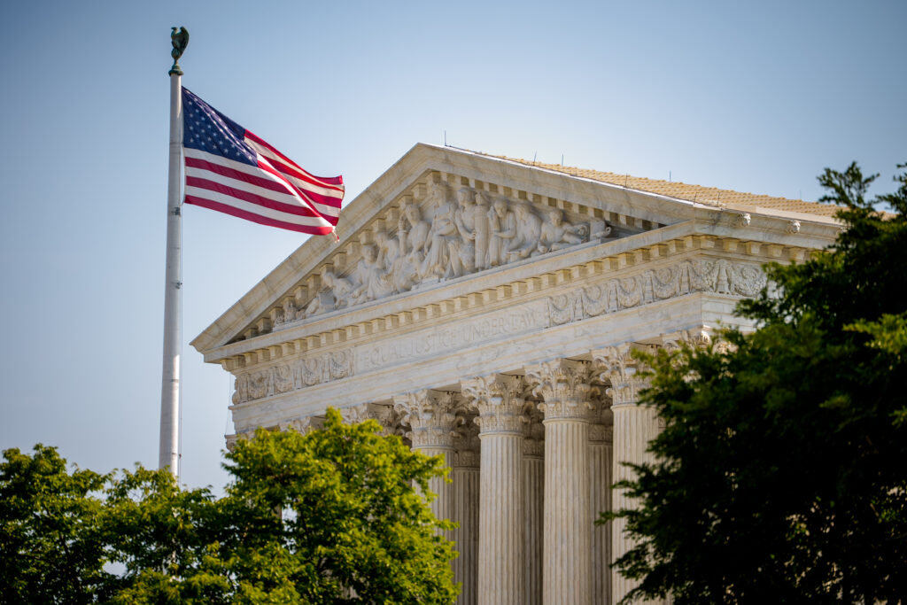 The Supreme Court building on August 13, 2026 in Washington, DC. (Photo by Andrew Harnik/Getty Images)