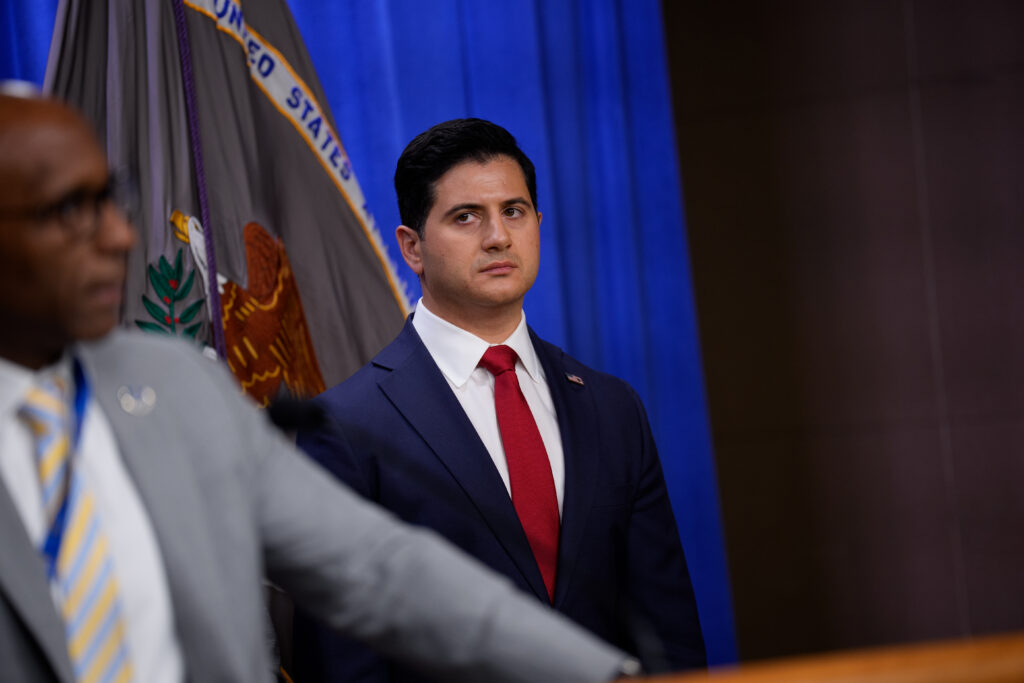 Central District of California First Assistant U.S. Attorney Bill Essayli in November 2025 in Washington, D.C.(Photo: Andrew Harnik/Getty Images)